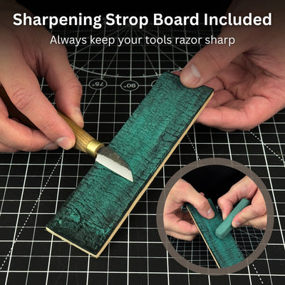 Hedgehog Carving Kit - Complete Starter Whittling Kit for Beginners, Adults, Teens, and Kids - 4