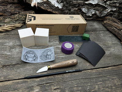Hedgehog Wood Carving Kit – Ideal for Beginners, Adults, Teens and Kids - 3