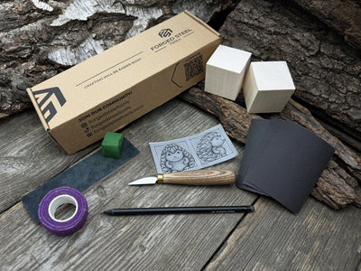 Hedgehog Wood Carving Kit – Ideal for Beginners, Adults, Teens and Kids - 4