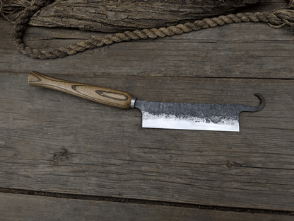 Hand-Forged Small Stock Knife - Cloggers knife - Forged Steel Tools