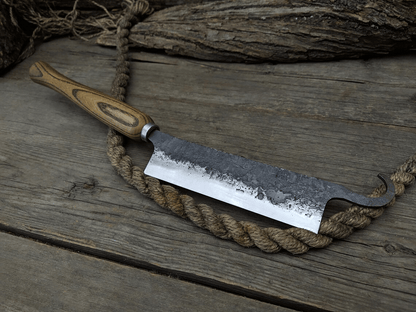 Hand-Forged Small Stock Knife - Cloggers knife - Forged Steel Tools