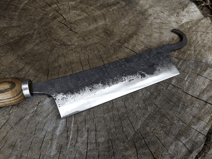 Hand-Forged Small Stock Knife - Cloggers knife - Forged Steel Tools