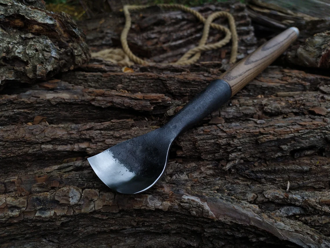 Hand-Forged Rounded Carpenters Timber Chisel, 20 - 100 mm (0.8 - 3.9 inches) - Forged Steel Tools