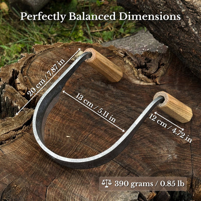 Inshave (Half-Rounded Drawknife), 13 cm (5.1 inches) - 2