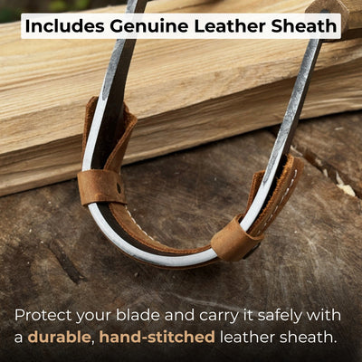 Inshave (Half - Rounded Drawknife), 9.5 cm (3.7 inches) - 4