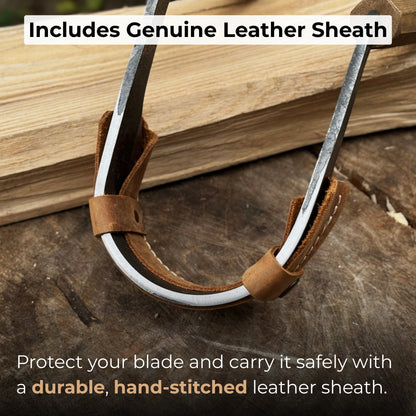 Inshave (Half - Rounded Drawknife), 9.5 cm (3.7 inches) - 4