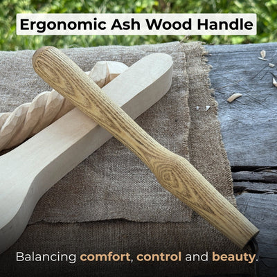 Large Hook Knife for Spoon Carving, ⌀6 cm (2.4 inches) - 3