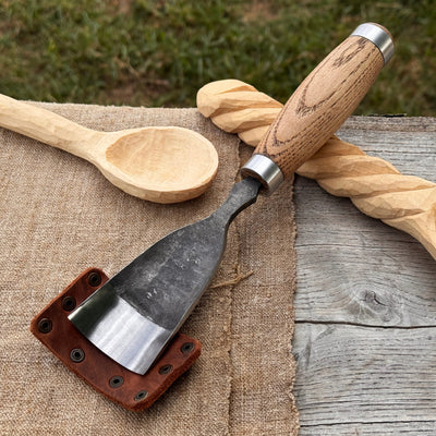 Large Straight Gouge (Rounded Chisel), 10 - 45 mm (0.4 - 1.8 inches) - 1