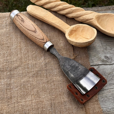 Large Straight Gouge (Rounded Chisel), 10 - 45 mm (0.4 - 1.8 inches) - 1