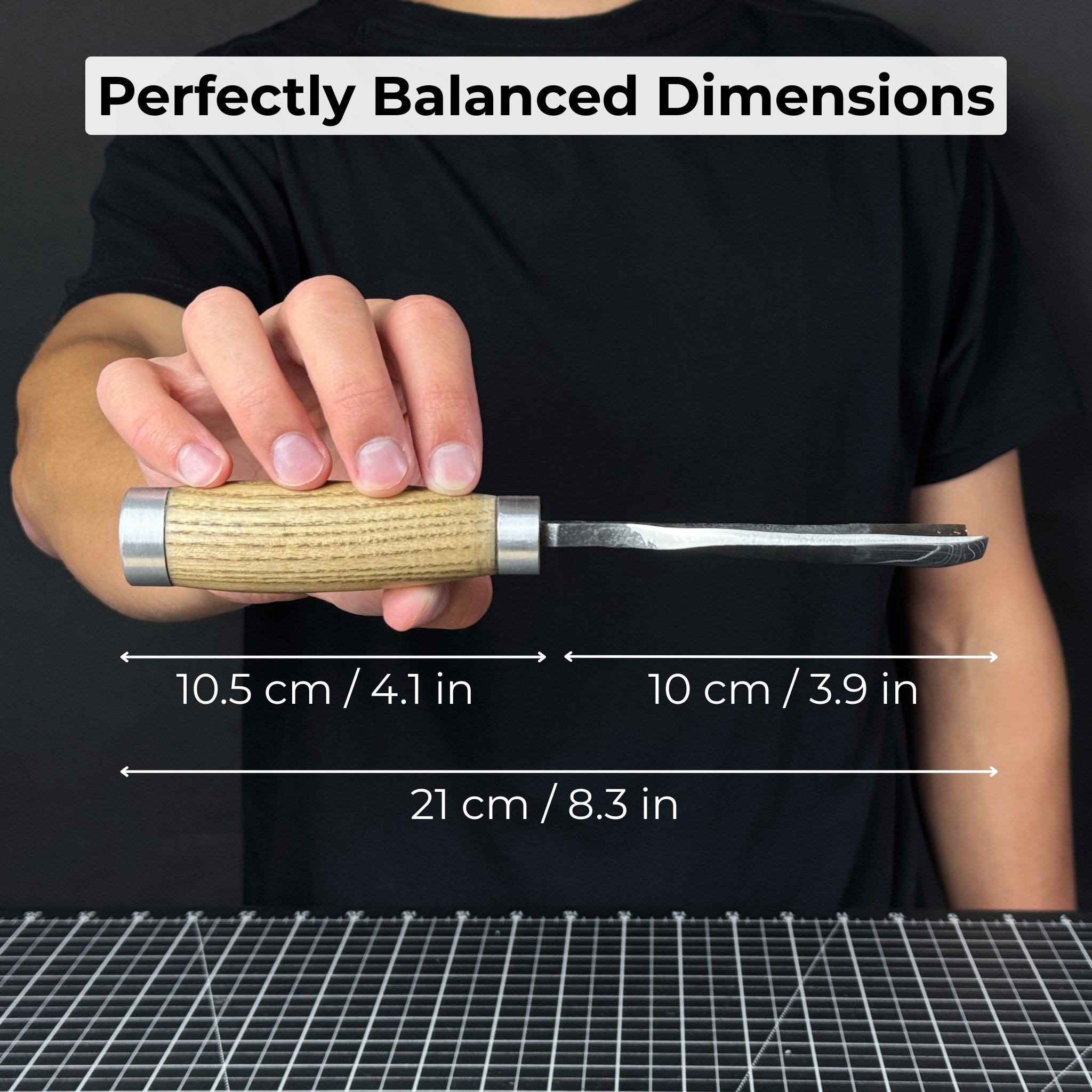 Large Straight Gouge (Rounded Chisel), 10 - 45 mm (0.4 - 1.8 inches) - 5