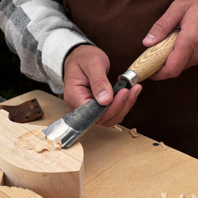 Large Straight Gouge (Rounded Chisel), 10 - 45 mm (0.4 - 1.8 inches) - 4