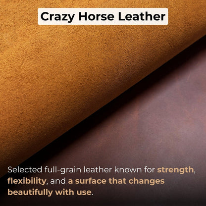 Leather Apron with Adjustable Straps and Pockets - 5