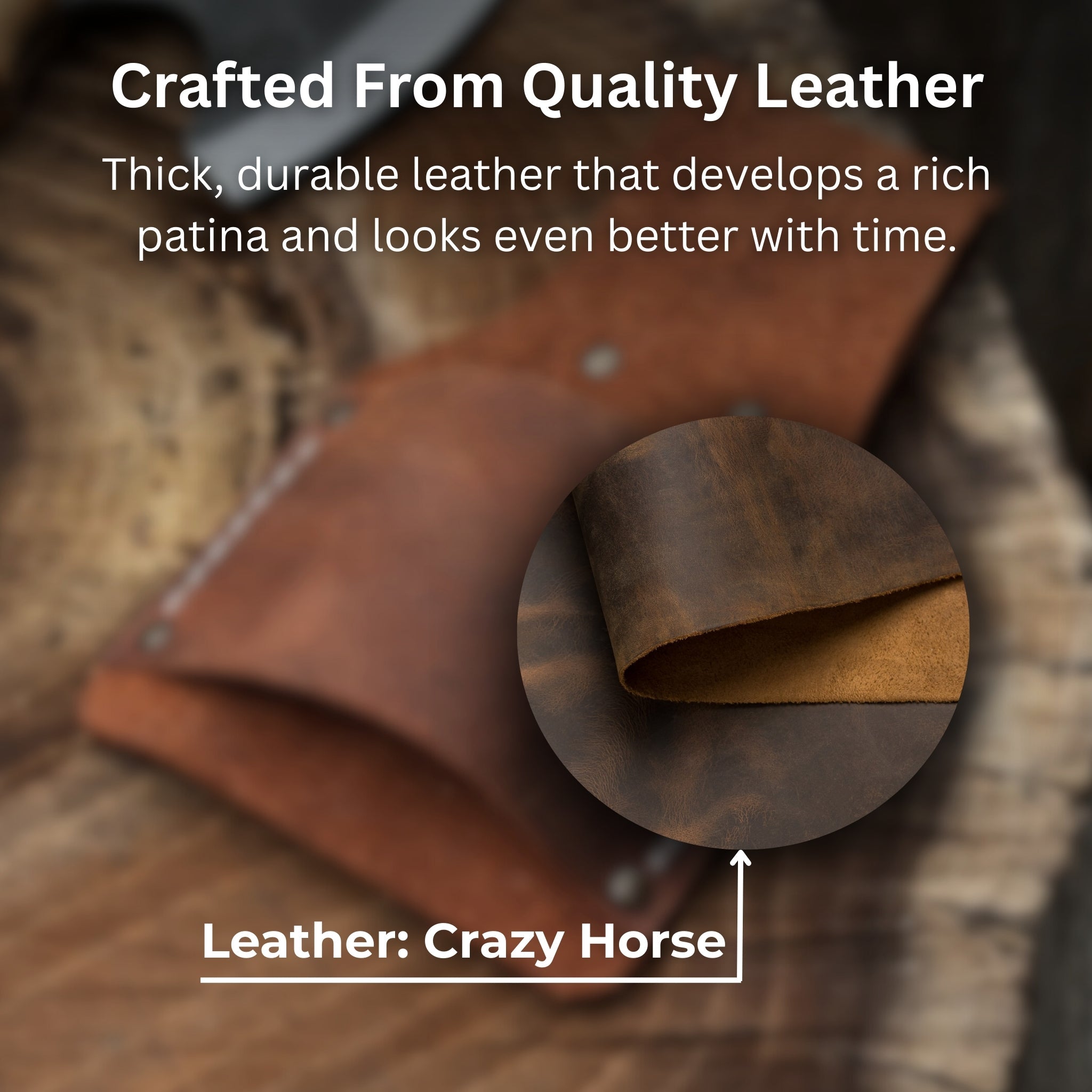 Leather Belt Mount for Axes and Hammers - 3