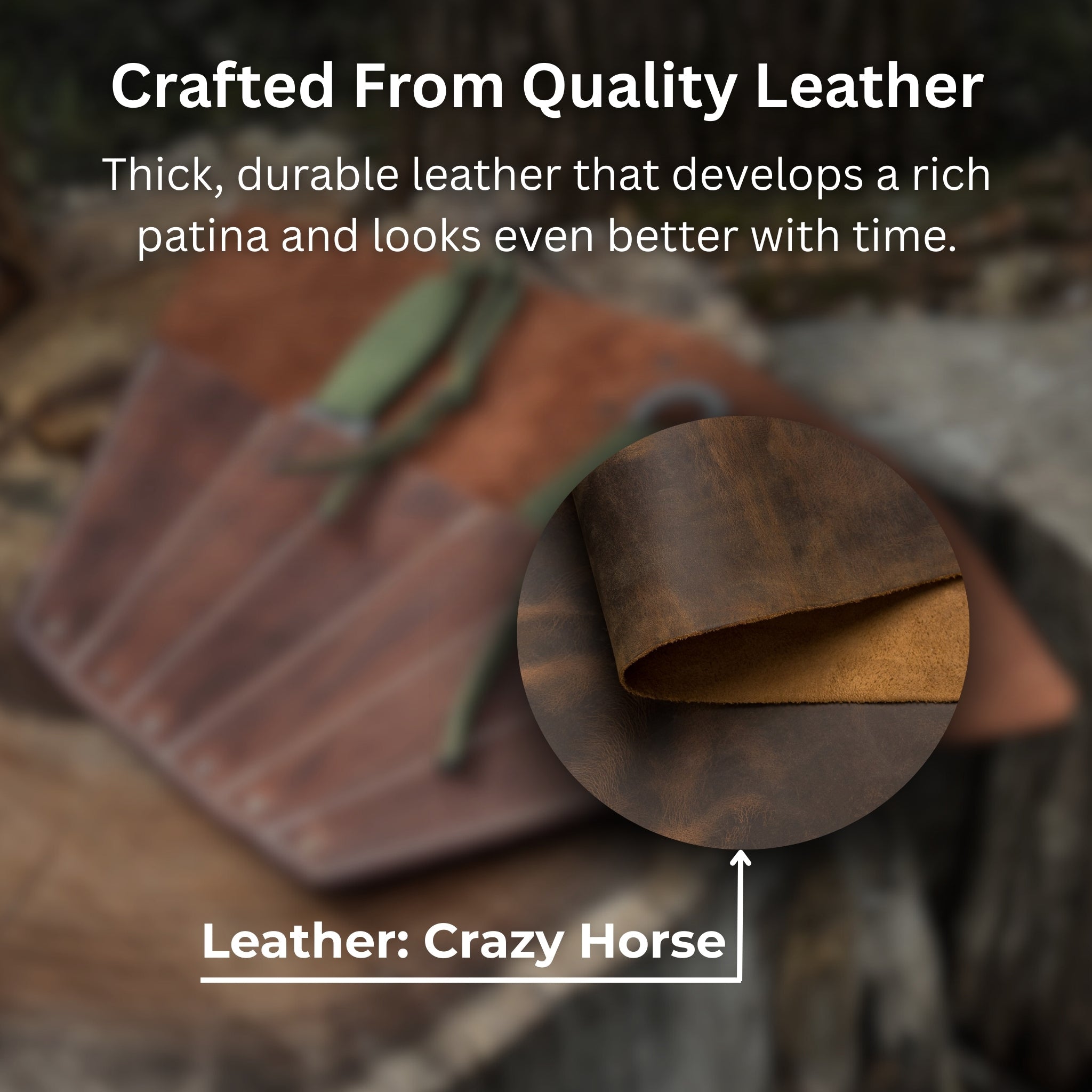 Leather Case for 6 Throwing Knives - 4
