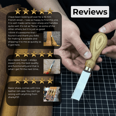 Leather Edge Skiver, 4 - 16 mm (0.16 - 0.63 inches) - 9