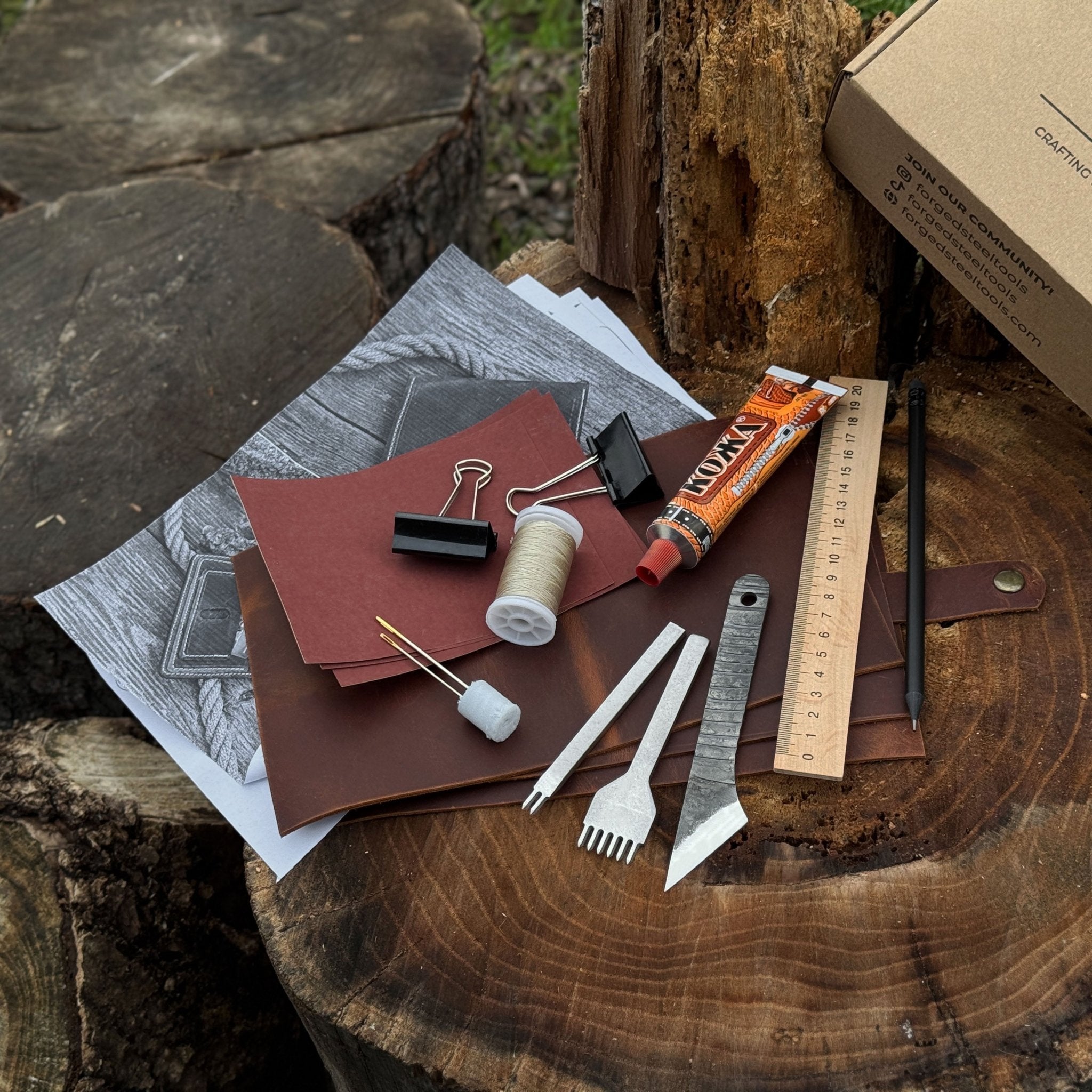 Leather Wallet DIY Kit - 8