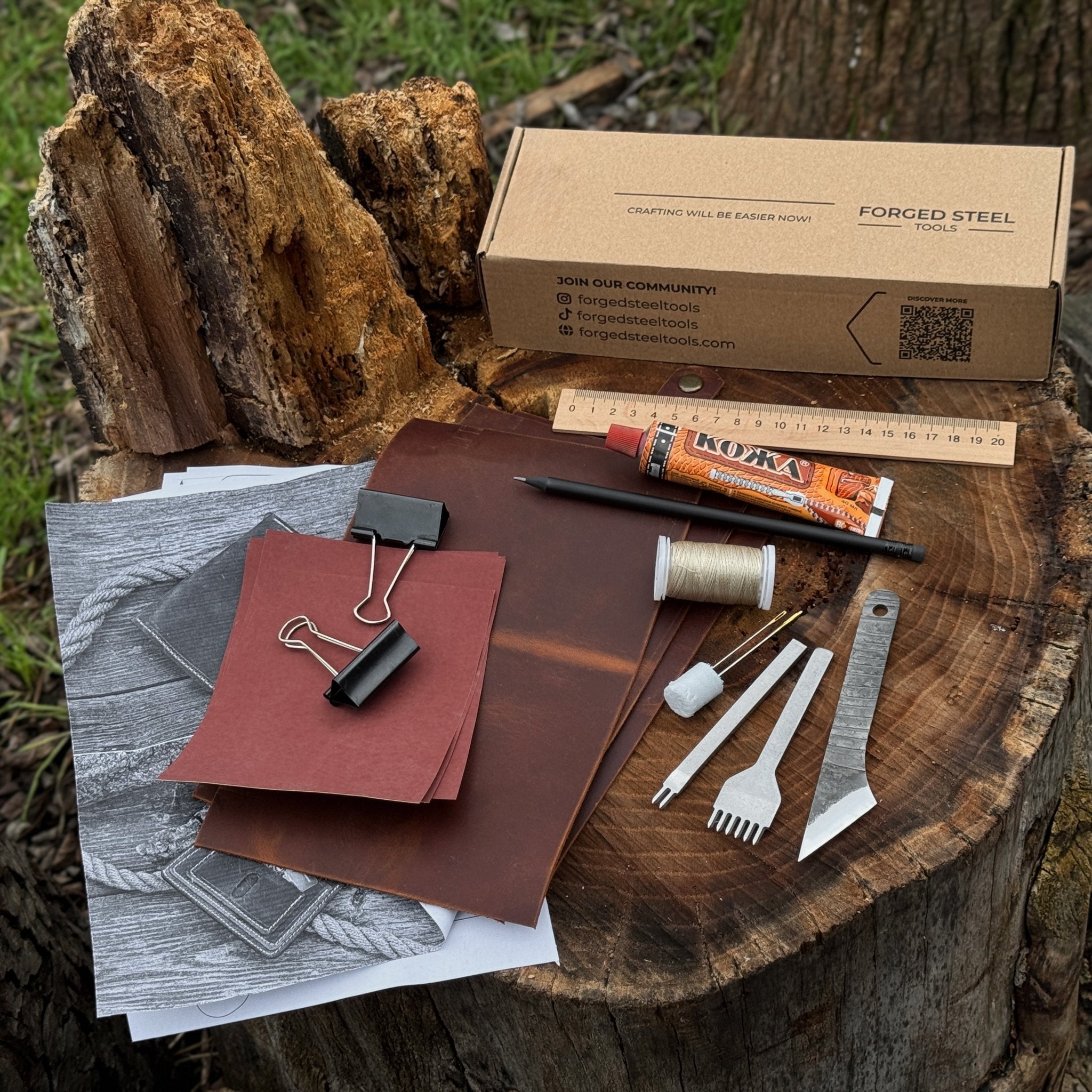 Leather Wallet DIY Kit - 7