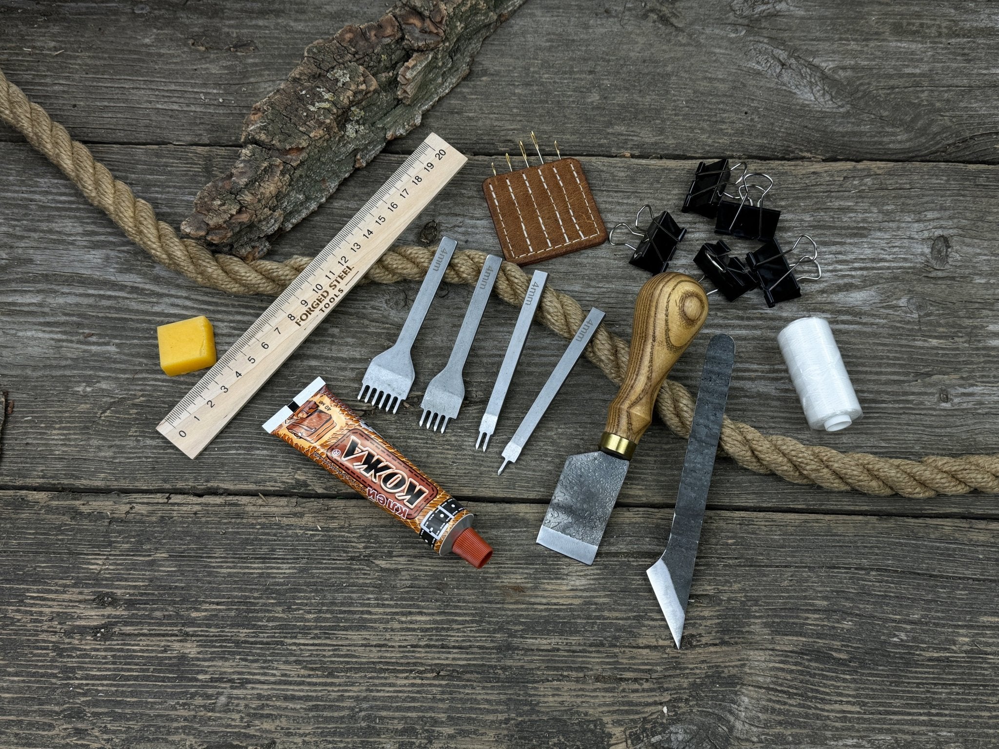 Leather Wallet Making Tool Kit - 5