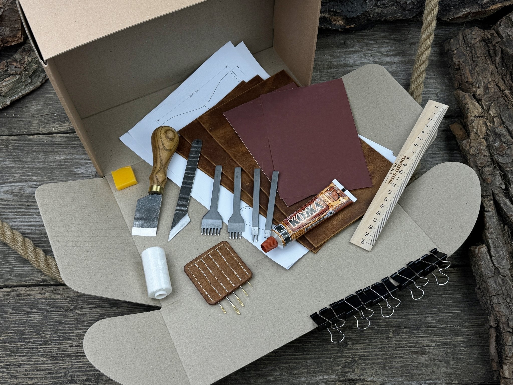 Leather Wallet Making Tool Kit - 3