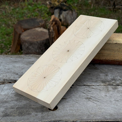 Linden Wood Carving Board with Pre - Drawn Pattern - 7