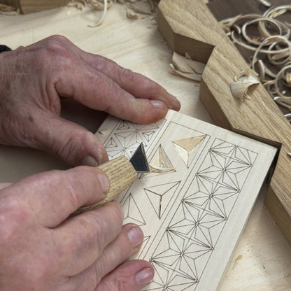 Linden Wood Carving Board with Pre - Drawn Pattern - 6