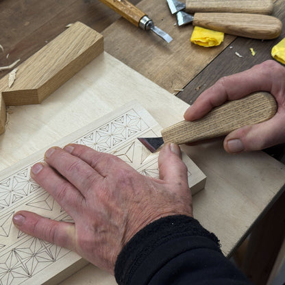 Linden Wood Carving Board with Pre - Drawn Pattern - 3