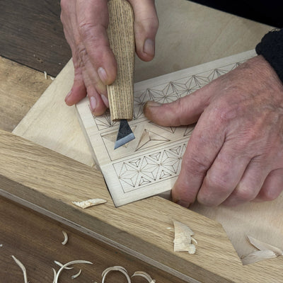 Linden Wood Carving Board with Pre - Drawn Pattern - 12