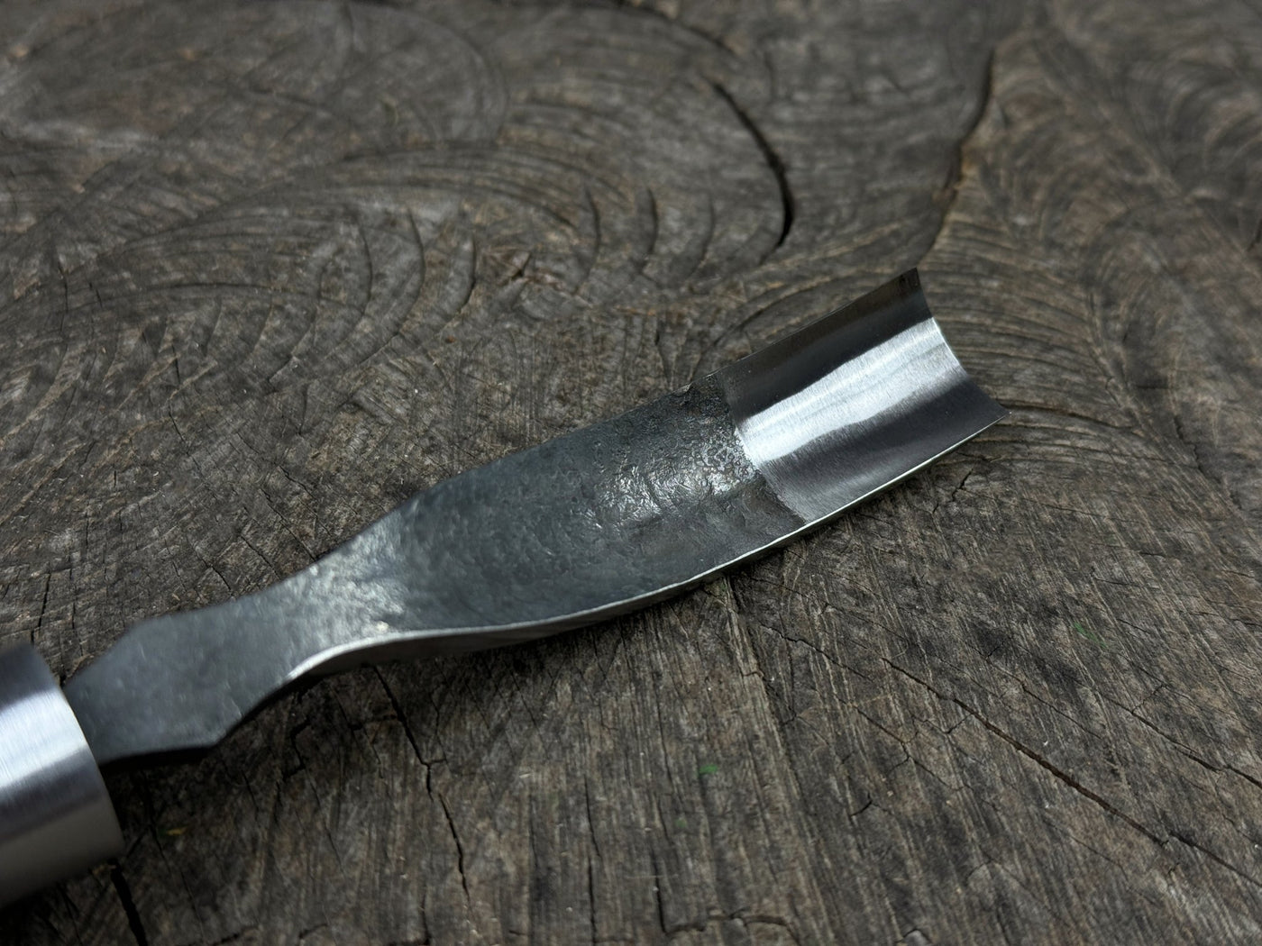 Long Bent (Curved) Gouge, 10 - 45 mm (0.4 - 1.8 inches) - Sharky Forged ...