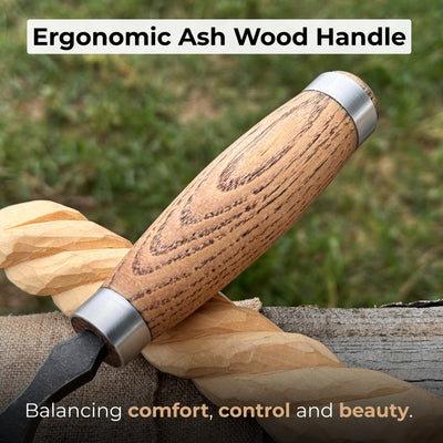 Long Bent (Curved) Gouge, 10 - 45 mm (0.4 - 1.8 inches) - 3