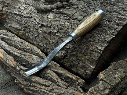 Long Bent Gouge, 15 - 45 mm (0.6 - 1.8 inches) - 1