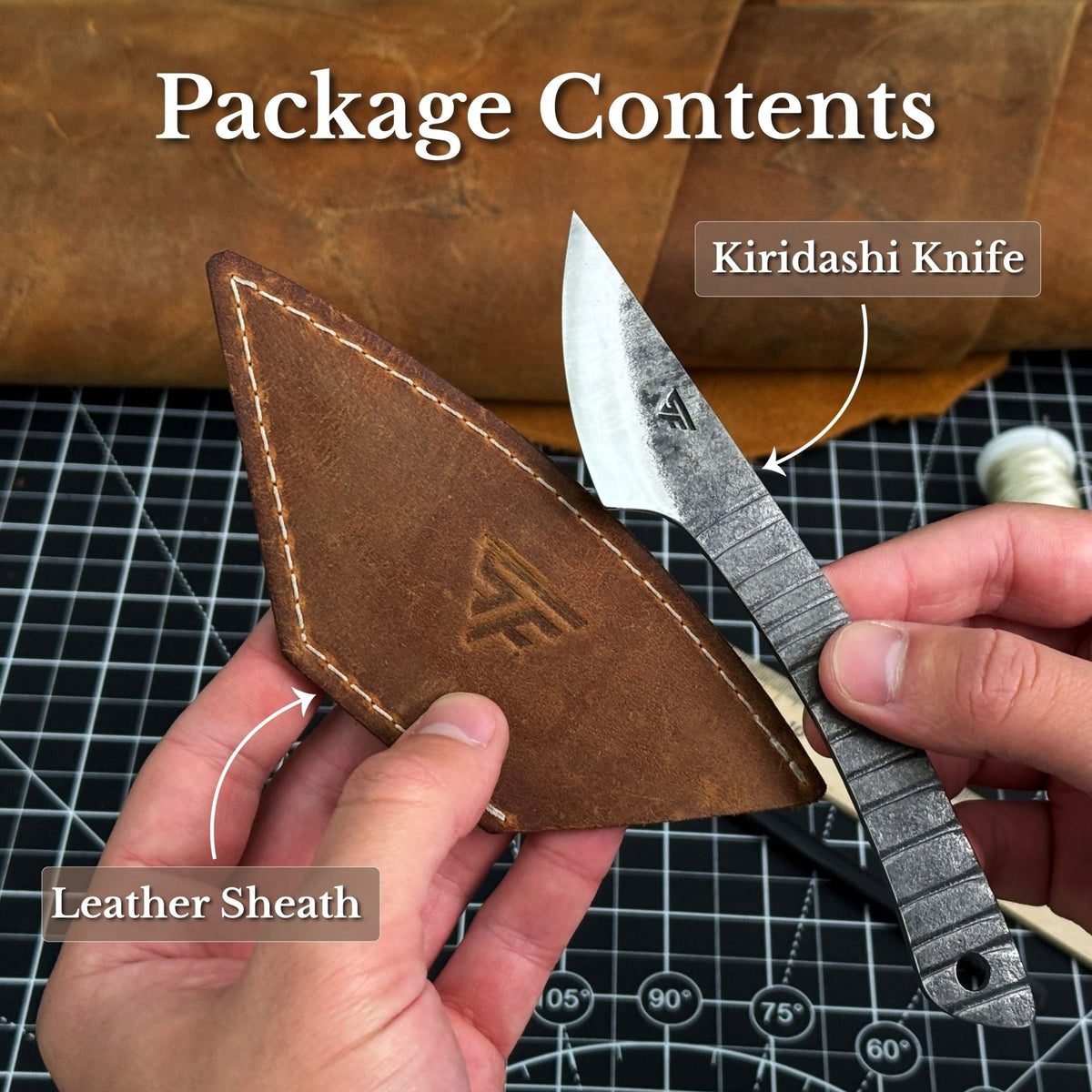 Marking Knife Kiridashi with Rounded Blade, 5,5 cm (2.17 inches) - 9