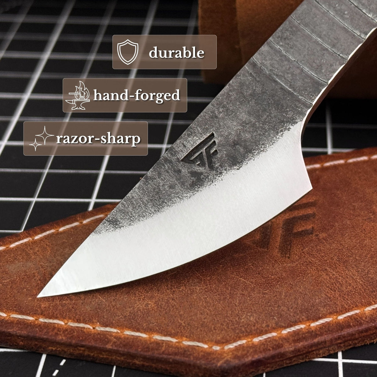 Marking Knife Kiridashi with Rounded Blade, 5,5 cm (2.17 inches) - 2