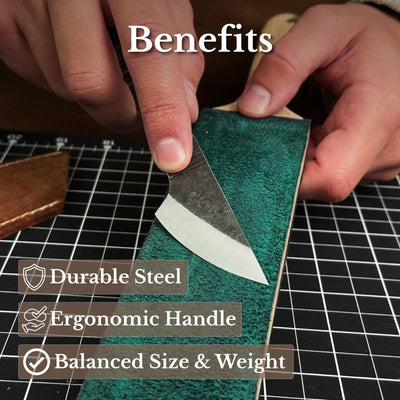 Marking Knife Kiridashi with Rounded Blade, 5,5 cm (2.17 inches) - 8
