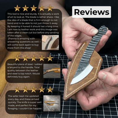 Marking Knife Kiridashi with Rounded Blade, 5,5 cm (2.17 inches) - 9