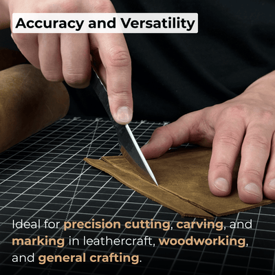 Marking Knife Kiridashi with Rounded Blade, 5,5 cm (2.17 inches) - 2