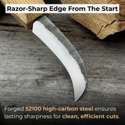 Mushroom Knife with Brush For Harvesting, 7.5 cm (2.95 inches) - 2