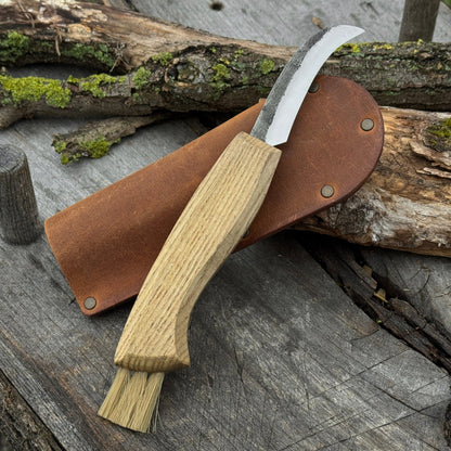 Mushroom Knife with Brush For Harvesting, 7.5 cm (2.95 inches) - 14