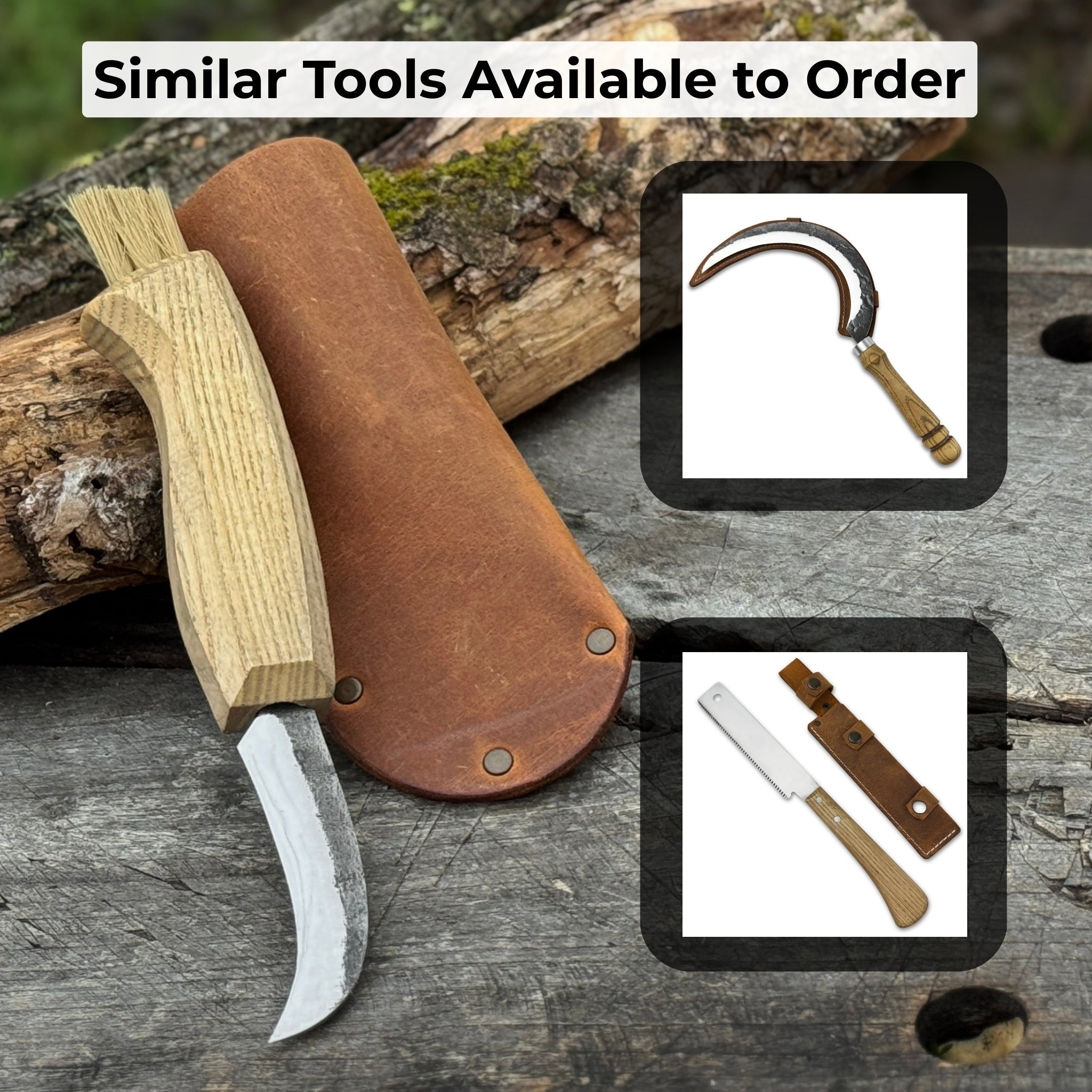 Mushroom Knife with Brush For Harvesting, 7.5 cm (2.95 inches) - 10