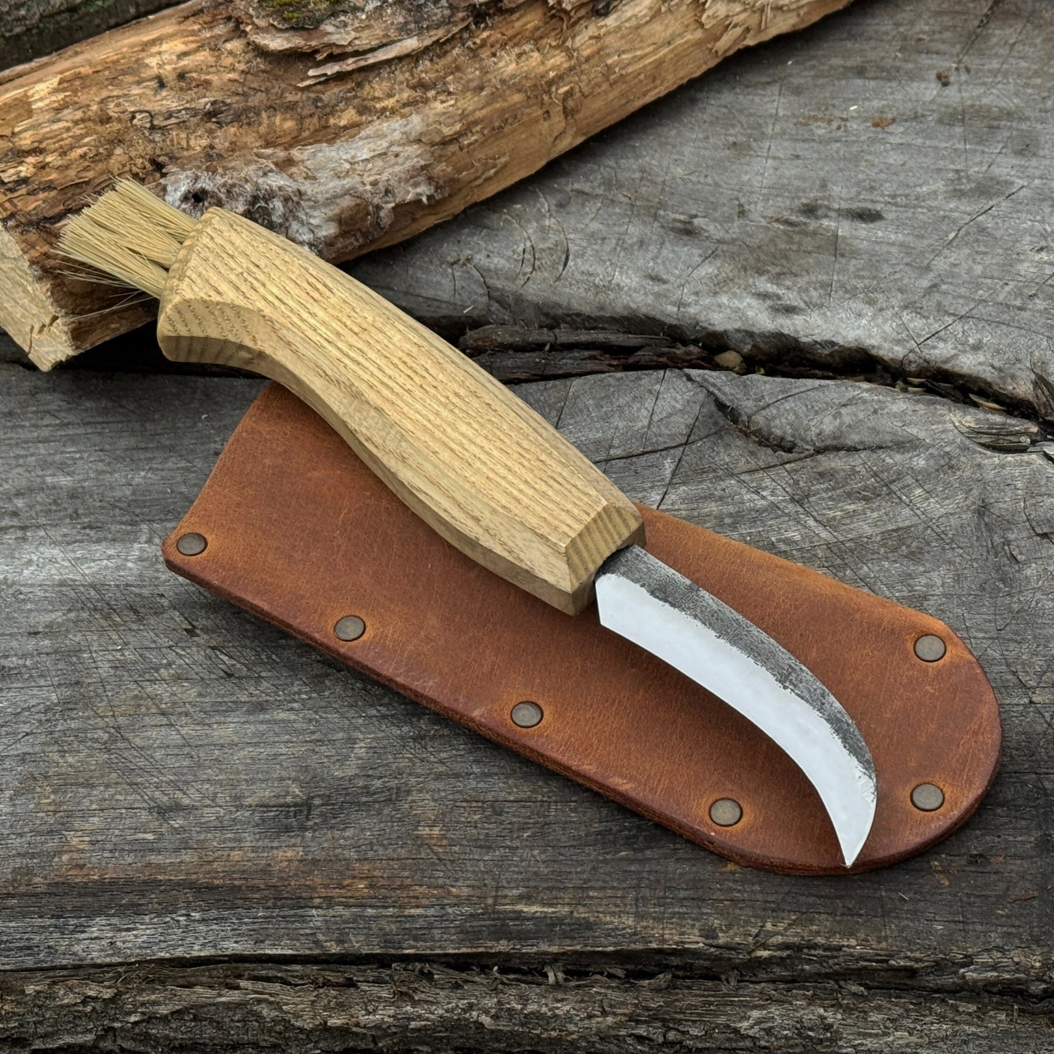 Mushroom Knife with Brush For Harvesting, 7.5 cm (2.95 inches) - 15