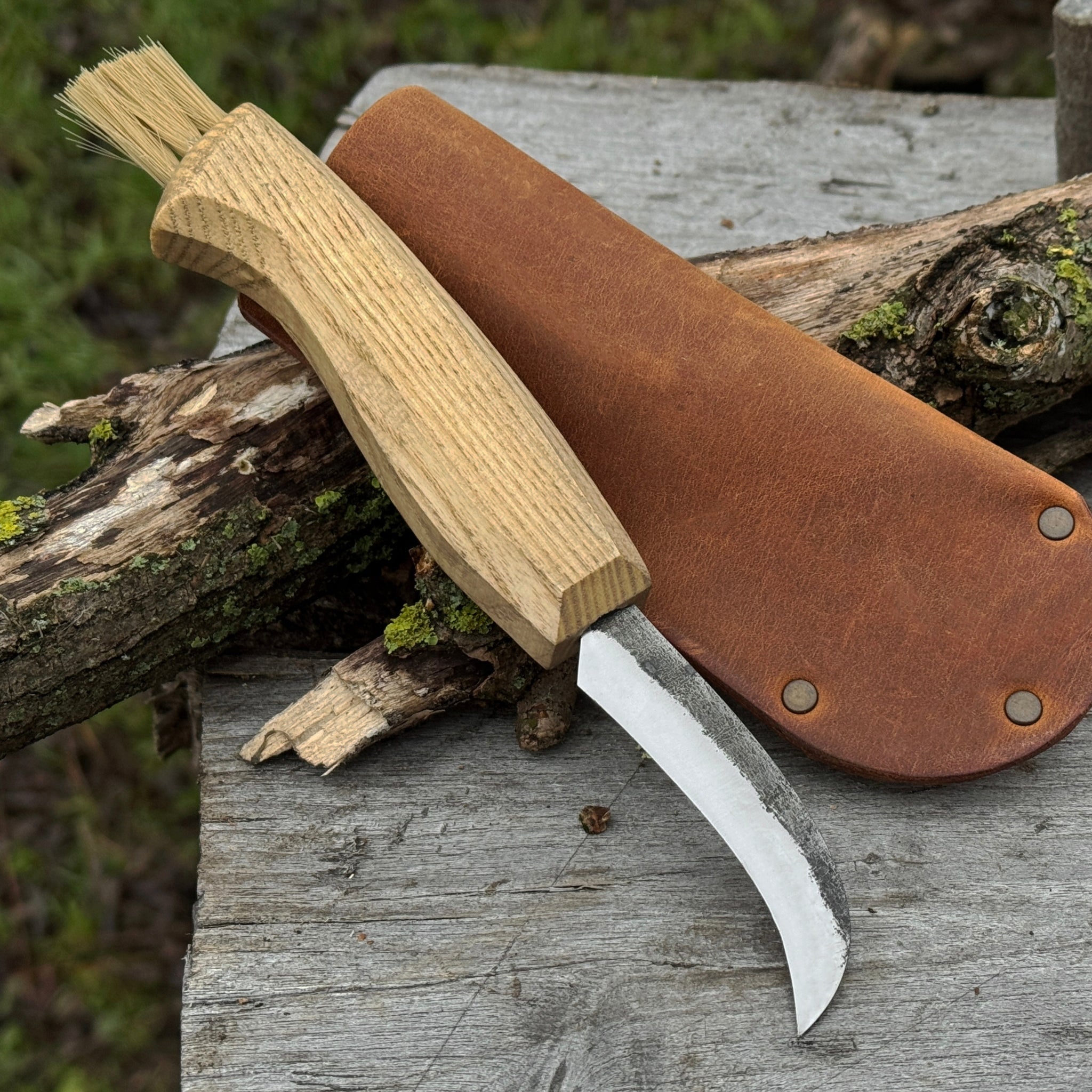 Mushroom Knife with Brush For Harvesting, 7.5 cm (2.95 inches) - 13