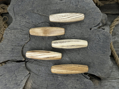 Octagonal Wooden Handles (Set of 5), 12 cm (4.72 in) - 7