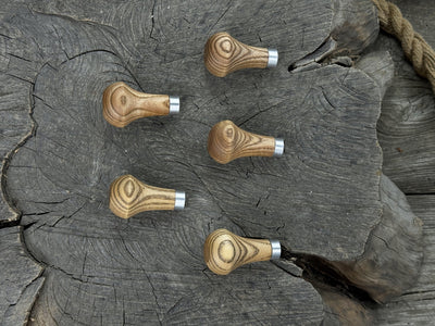 Palm Grip Handles for Wood Carving Tools (Set of 5), 6 cm (2.36 in) - 7