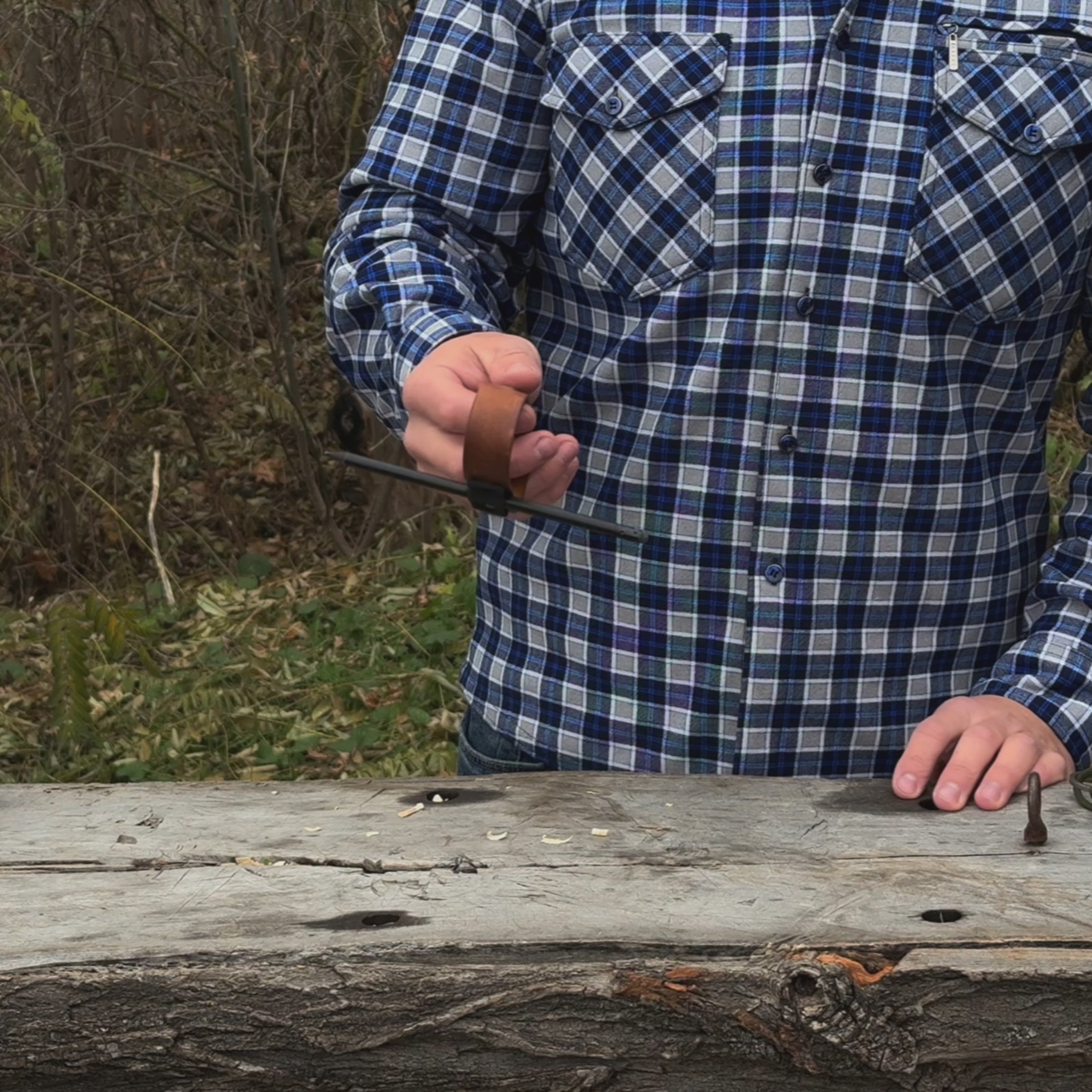 Leather Wrist Pencil Mount – 23.5 cm (9.25 inches)