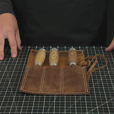 Ensemble de 3 ciseaux à bois pour sculpture