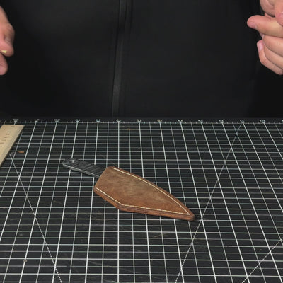 Couteau de marquage Kiridashi avec lame arrondie, 5,5 cm (2,17 pouces)