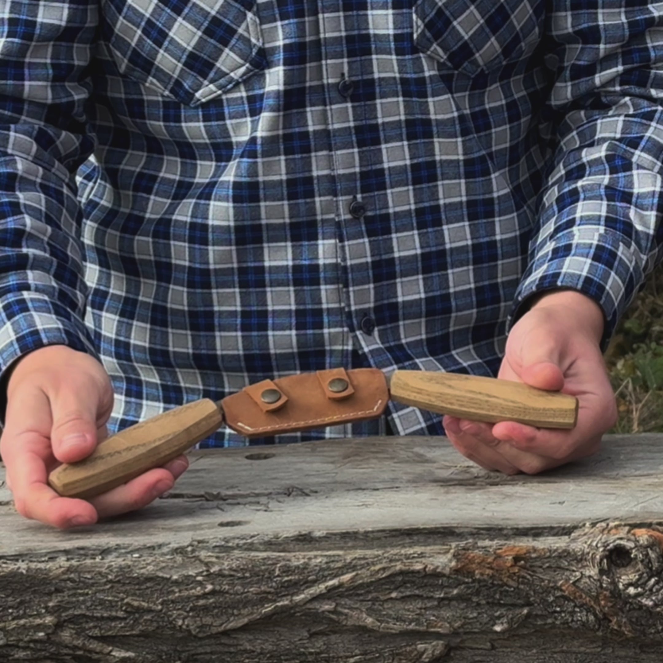 Kleines gerades Ziehmesser, 8,5 cm (3,3 Zoll) Schneide