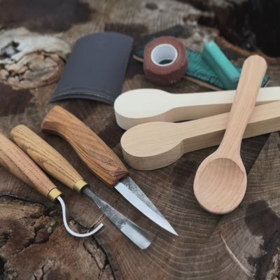 Kit de sculpture de cuillères DIY en 3 pièces