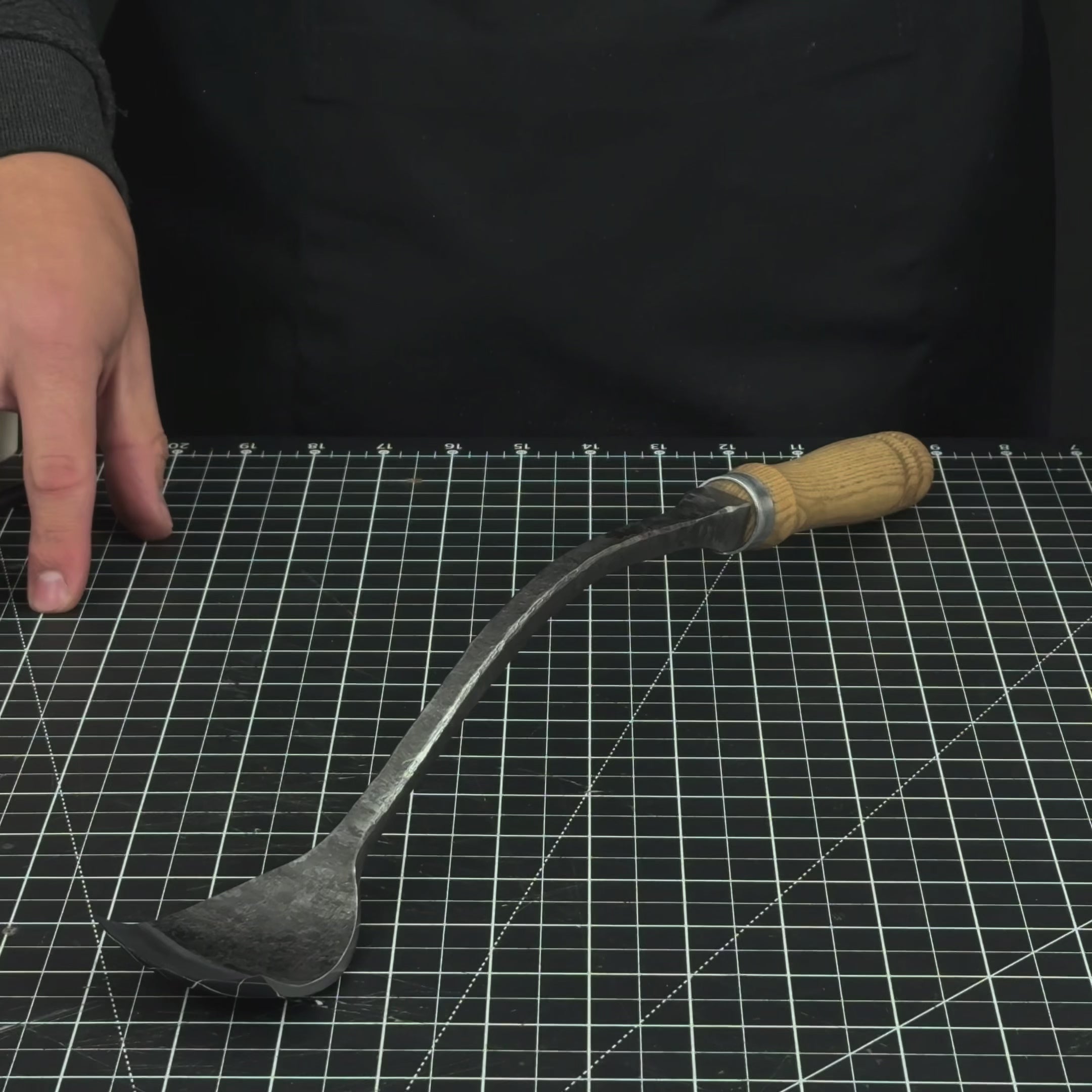 Gouge courbée en forme de cuillère, 50 - 70 mm (2 - 2,8 pouces)