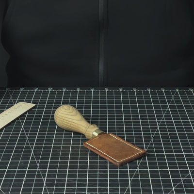 Gerades Lederschälmesser, 3 cm (1,18 Zoll)