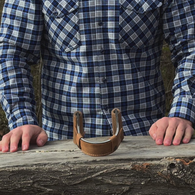 Inshave (halbrundes Ziehmesser), 9,5 cm (3,7 Zoll)